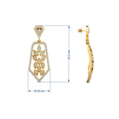 Eila Diamond Danglers